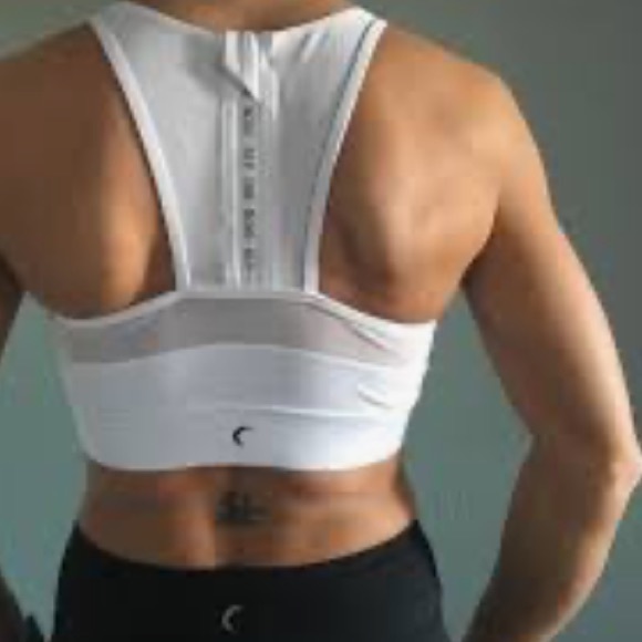 Zyia Active All Star Bra "One More Rep'" Sports Bra White Size medium * no pads - Picture 3 of 16